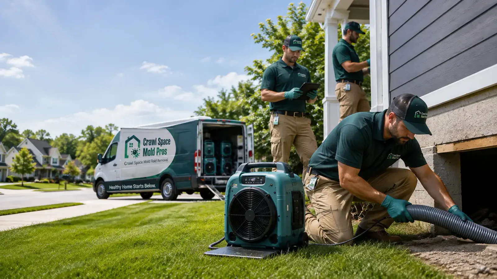 Crawl Space Mold Removal in South Dartmouth, MA